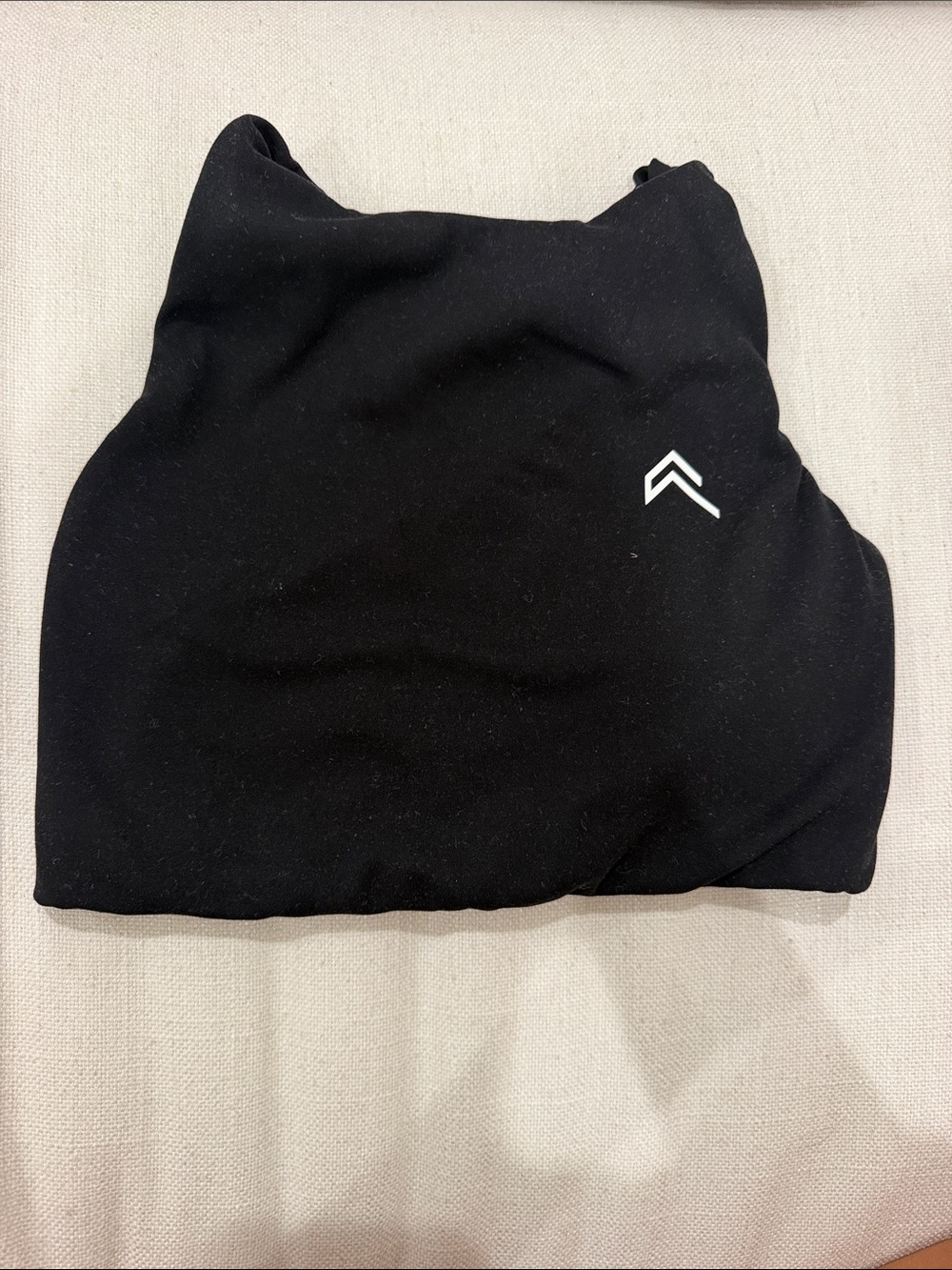 Oner Active Black Kids Leggings with Reflective Chevron